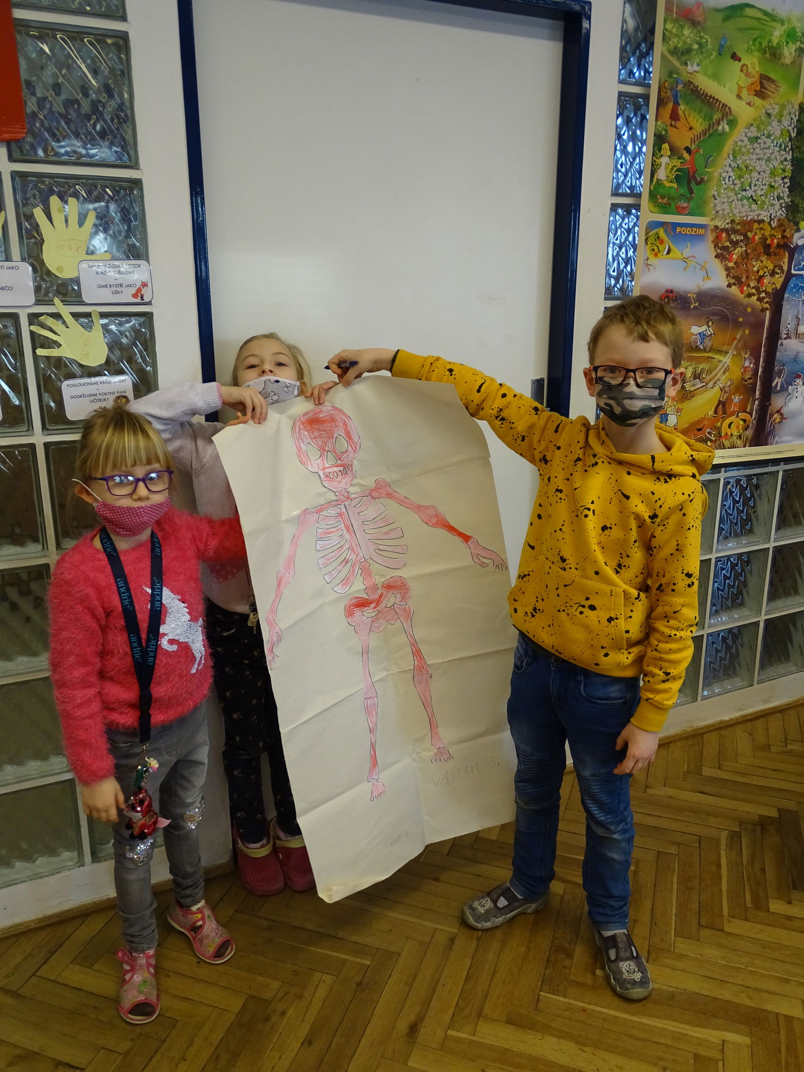 Kostra - nauka o lidském těle.