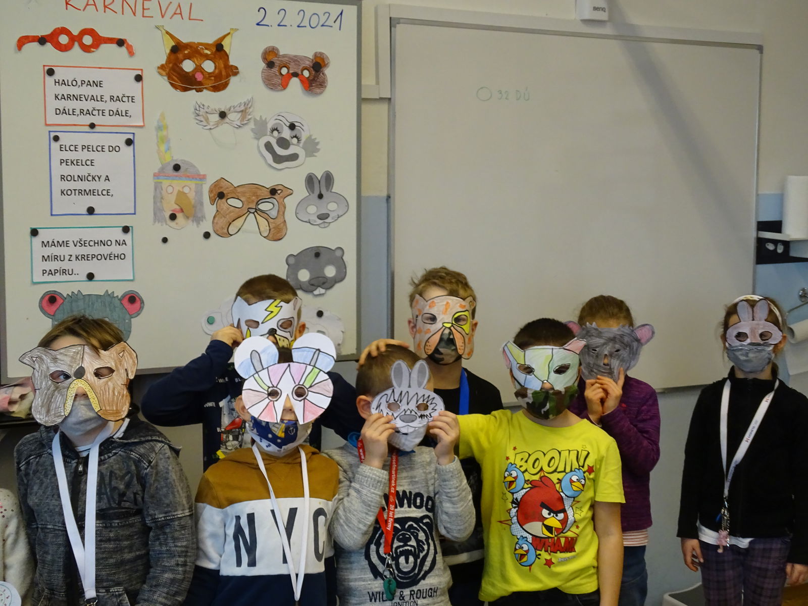 Masopustní masky.