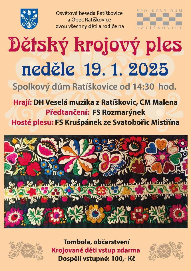 Dětský ples 2025, plakát